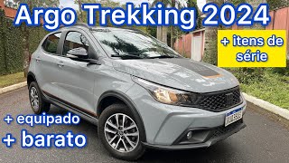 FIAT ARGO TREKKING 13 automático 2024 10 mil mais barato que o Fiat Pulse mas VALE A PENA [upl. by Troy]