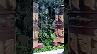 Prayer wheel 🛞buddhism wheels gangtoksikkim [upl. by Mellman]