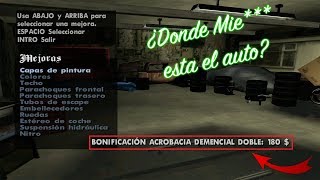 GTA San Andreas ¿Donde Mie esta el auto  Loquendo [upl. by Merrie]