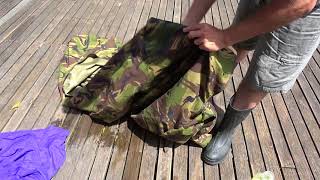 Using Nikwax to rewaterproof a Bivvy Bag  Carinthia Observer Bivy AKA NL Observer Bivy [upl. by Adnawaj]