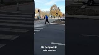 05Beogradski polumaratonrunning runway beograd 2024 maraton viralvideo youtubeshorts [upl. by Asyal351]