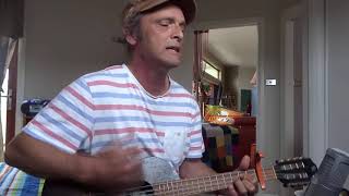 the devils right hand STEVE EARLE baritone ukulele cover [upl. by Brooking53]