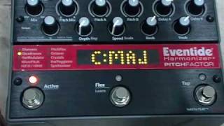 EVENTIDE HARMONIZER PITCHFACTOR QUADRAVOX MODE BY CHATREEO [upl. by Otrebron365]