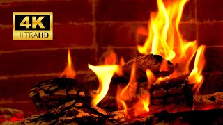 🔥 Cozy Fireplace 4K 12 HOURS Fireplace with Crackling Fire Sounds Fireplace Ambience [upl. by Nerrag]