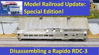 MRUV Special Edition Disassembly of a Rapido RDC3 [upl. by Anaimad]