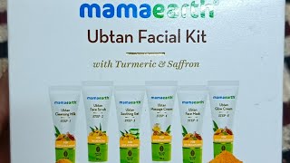 mamaearthindia1509 Ubtan facial kit by mamaearth mamaearth product facial glow skin [upl. by Tolley331]