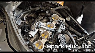 BMW S1000RRR Spark Plugs Removal and Install [upl. by Bobbe]