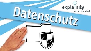 Datenschutz einfach erklärt explainity® Erklärvideo [upl. by Itida]