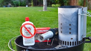 How To Light Your Charcoal Grill WITHOUT Lighter Fluid [upl. by Nomyad]