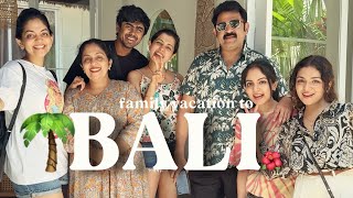 Family Trip To Bali🌴PART 1  Hansika Krishna [upl. by Nennerb]