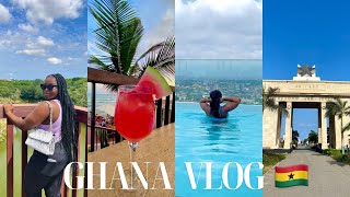 Girls trip to Accra Ghana  Travel VlogFirst time in accra [upl. by Yblehs]