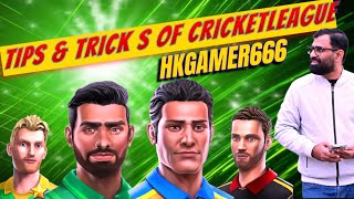 Cricket League tips and tricks  cricketleague [upl. by Sezen]