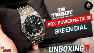 TISSOT WATCH PRX POWERMATIC 80 UNBOXING ‼️ [upl. by Virgil]