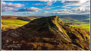 Roseberry Topping North Yorkshire via DJI Mini 2 Drone in 4K [upl. by Haduj]