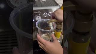 how to make caramel macchiato at home icedcoffee coffeerecipe caramelmacchiato [upl. by Voccola]