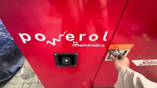 MAHINDRA SILENT GENERATOR READY FOR SALE AT ZAHEERUDDIN GENERATOR CO PLEASE CALL 98210 55088 [upl. by Einrae430]