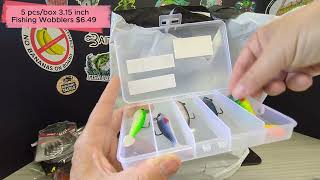 Big Bag of Fishing Lures and Tackle from Temu Episode 17 [upl. by Novled]