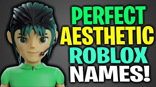 AESTHETIC Roblox Usernames So GOOD Youll Want to CHANGE Yours NOW [upl. by Junieta670]