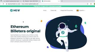 Como utilizar nuevo MyEtherwallet con Wallets Ledger y Metamask [upl. by Cormier]