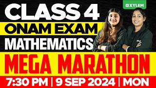 Class 4 Mathematics  Mega Marathon  Xylem Class 4 [upl. by Anatsirhc]