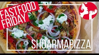 FASTFOOD FRIDAY Shoarmapizza  OhMyFoodness [upl. by Suiddaht]