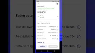 Coloquei R 5000000 no CDB 136 do BANCO BV Quanto rendeu shorts [upl. by Akemrehs]