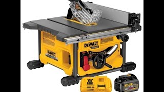 Dewalt FlexVolt 60V Cordless Tablesaw [upl. by Drucill]