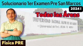 Solucionario 1er Examen Pre San Marcos 2024 I [upl. by Mallen]