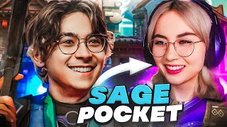 TENZ PLAYED SAGE POCKET amp DUELIST FOR KYEDAE [upl. by Oilla]