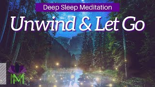 Detach from Thoughts and Worries Deep Sleep Meditation  Mindful Movement [upl. by Fayth]