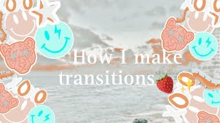 How I make zepeto transitions💗☀️ [upl. by Doak220]