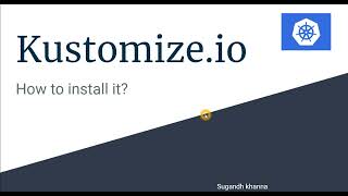 How to install kustomize devops kubernetes kustomize install [upl. by Norym391]