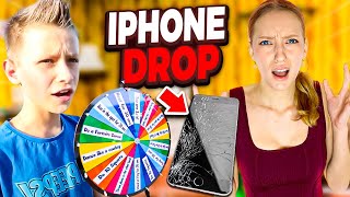 Ronald reacts to SIS vs BRO Last Person to Drop the iPhone Challenge [upl. by Baumann146]