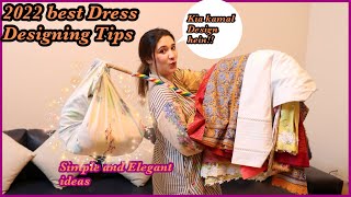 Dress Designing Tips  Simple Summer Design’s  2022 [upl. by Neo808]