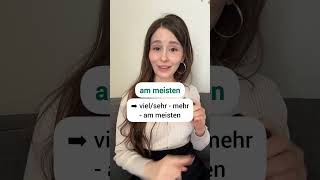 meist  meistens  am meisten ❓ deutschlernen deutsch studygerman learngerman [upl. by Alyacim]