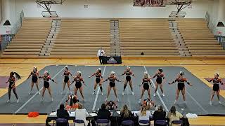 Monacan High School at 4B Regional Cheer Competition 2024🧡🖤🧡 [upl. by Madison]