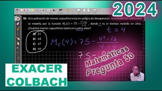 Matemáticas 30 Exacer Guía 2024 [upl. by Cleaves]