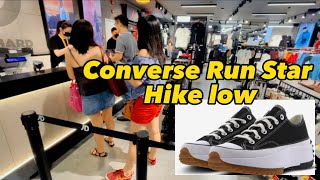 Converse Run Hike Low TopBlack converse runstarhike shoe [upl. by Ellehcyt37]