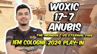 CS2 POV Eternal Fire woxic 177 vs The MongolZ Anubis  IEM Cologne 2024 Playin [upl. by Hillman]