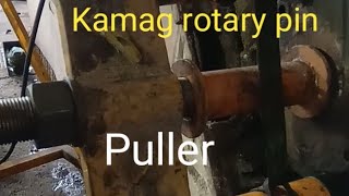 puller for Kamag rotary pin removing puller equipment heavyvehicle technology hydraulicpress [upl. by Deroo]