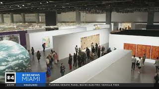 Art Basel returns to Miami Beach for 21st year [upl. by Ttelracs815]