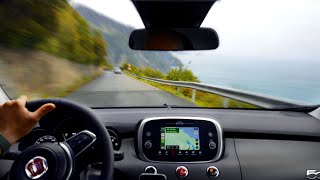 Driving 4k Italy from Manarola to Riomaggiore Cinque Terre 4k60fps HDR [upl. by Ymeon]