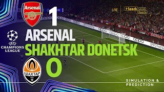 ARSENAL 10 SHAKHTAR DONETSK • Highlights • Champions League 2425  SimulationRecreation [upl. by Kieran]