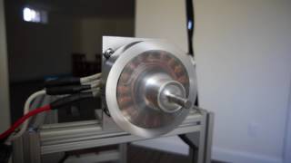 Halbach Array Motor 12KW [upl. by Aiuqes]