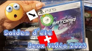 Des jeux à 1€ 😱  Soldes dété Jeux Vidéo 2023 Suisse [upl. by Trofmoc]