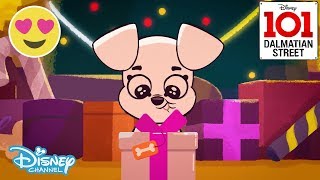 101 Dalmatian Street  Merry Pupsmas  Disney Channel UK [upl. by Sabian]