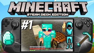 Minecraft on Steam Deck with Mods  Full Diamond Armor Hunt No Commentary [upl. by Aniloj132]