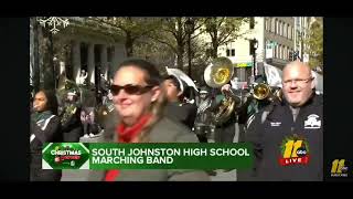 South Johnston High School Marching Band  Raleigh Christmas Parade 2024 [upl. by Vullo166]