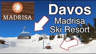 Davos amazing ski resort Madrisa Klosters  Switzerland 4K [upl. by Williamson]