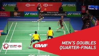 MD  GOHTAN MAS vs BOEMOGENSEN DEN 2  BWF 2018 [upl. by Gorey142]